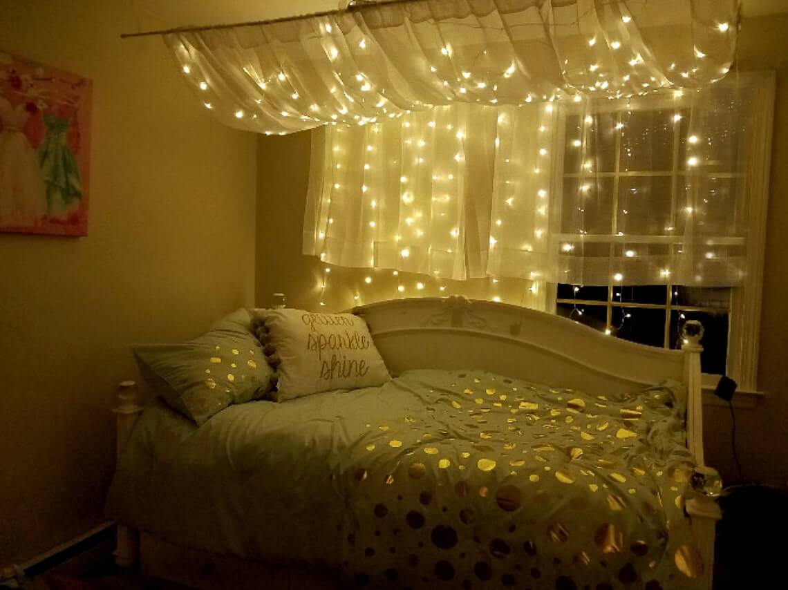 Bedroom String Lights Decor