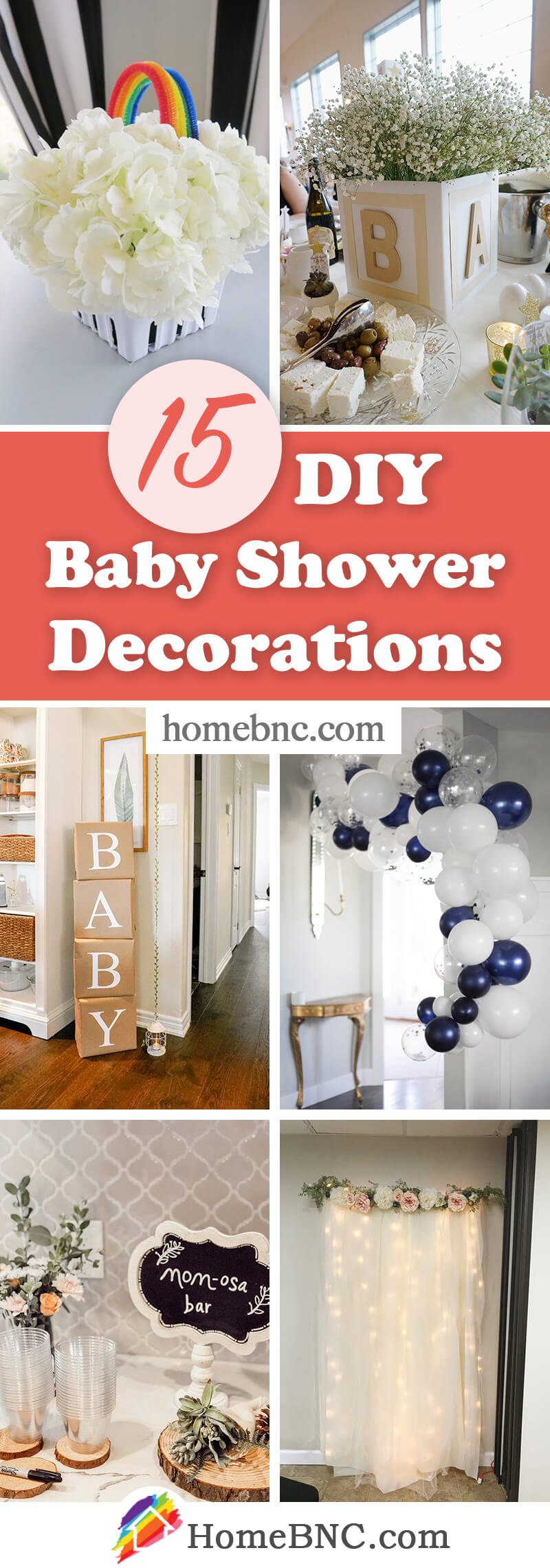 Simple diy baby shower hot sale decorations