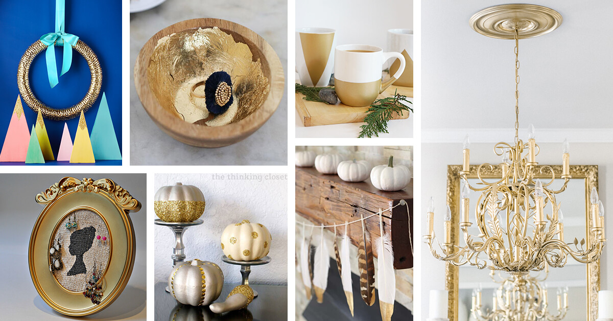 Featured image for “26 Gorgeous DIY Gold Projects For a Classy Touch to Your Simply Modern Home”