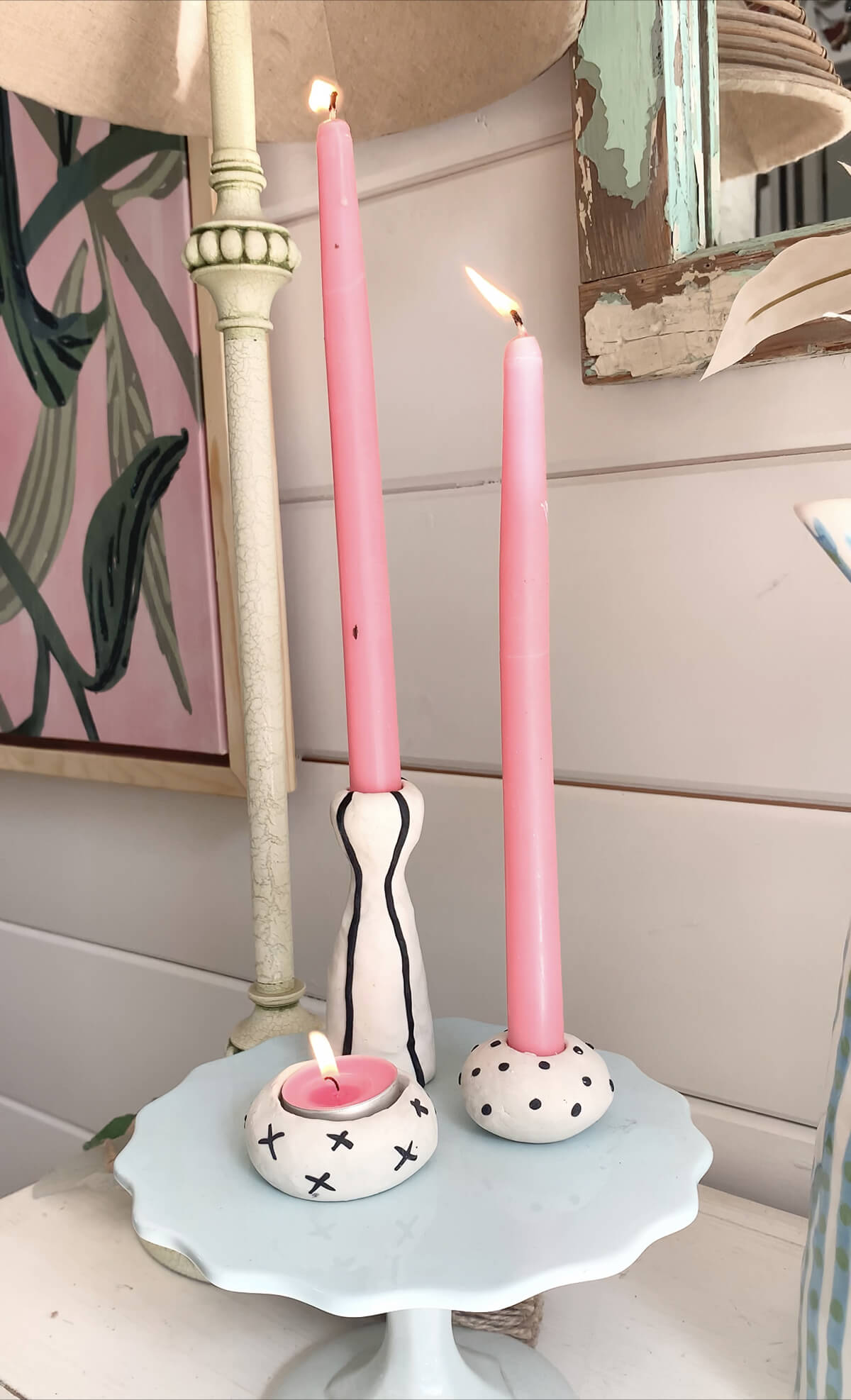 Oven Bake Clay Tealight Holder