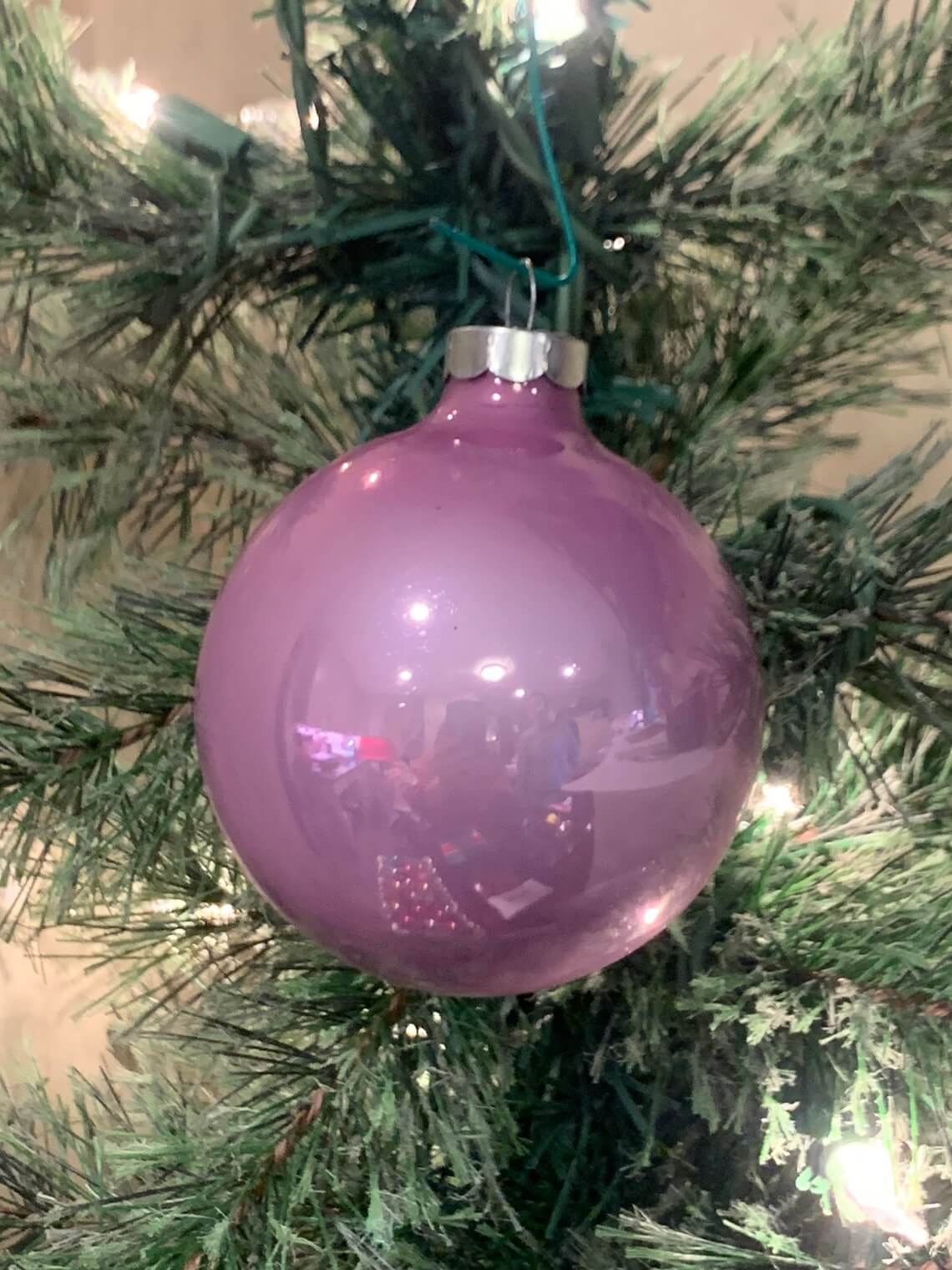 Gorgeous Pastel Purple Christmas Bulbs