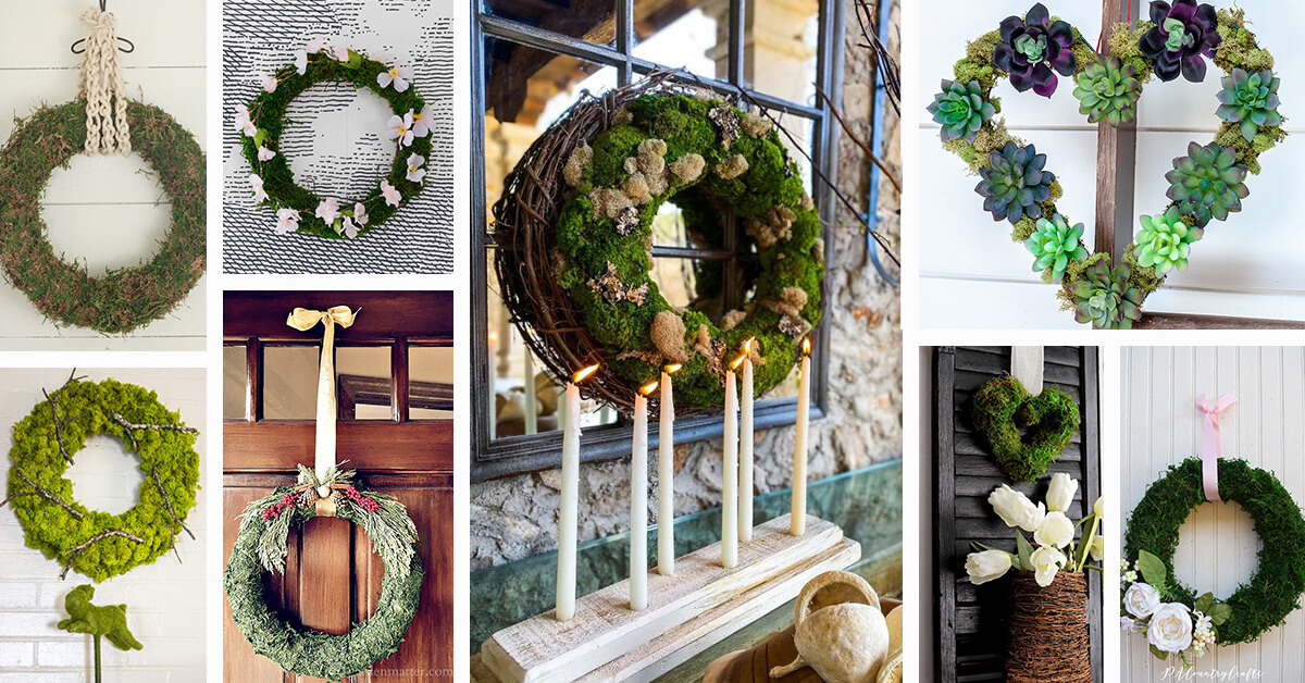Featured image for “30 Charming DIY Moss Wreath Ideas to Spruce Up Your Front Door”