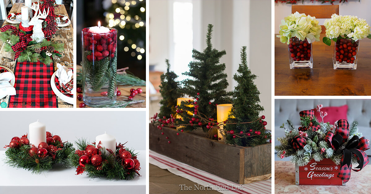 Featured image for “26 Ways to Decorate for Christmas with these Gorgeous Red Holiday Centerpieces”