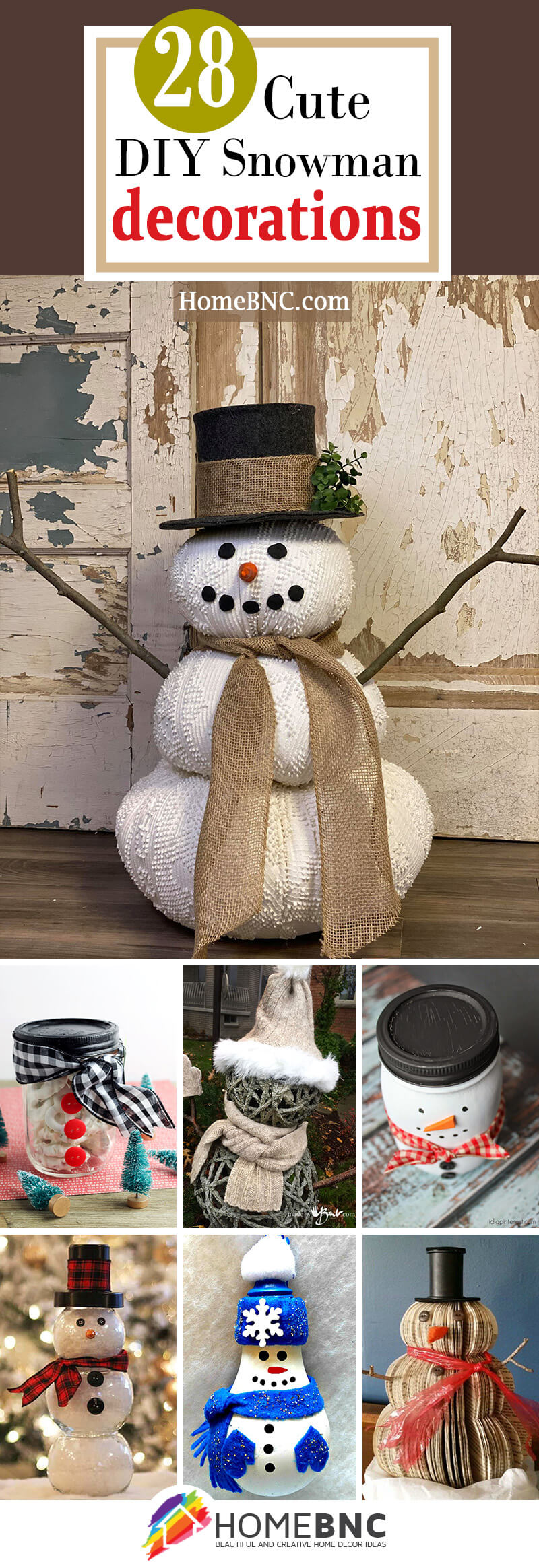 Best DIY Snowman Craft Ideas