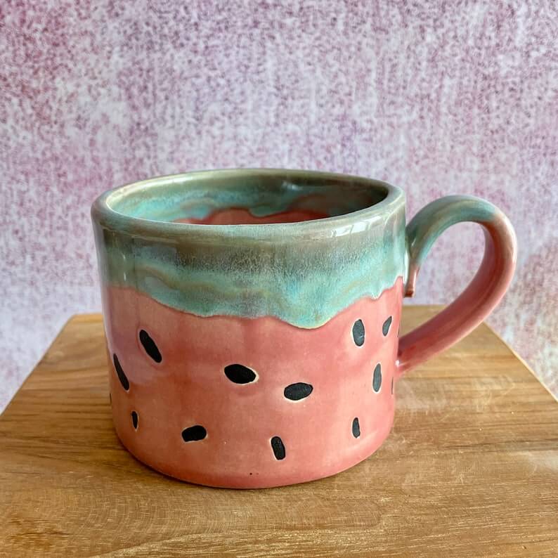 Wild for Watermelon Charming Ceramic Coffee Mug