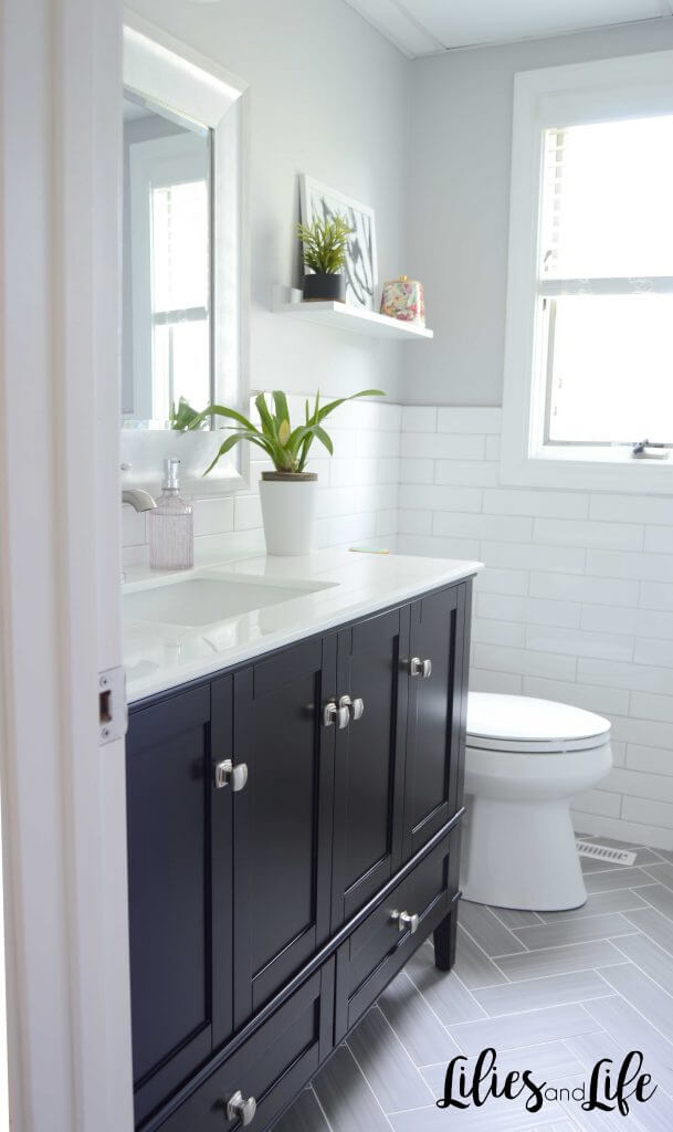 14 Best Grey And White Bathroom Ideas, Bathroom Grey Vanity Ideas