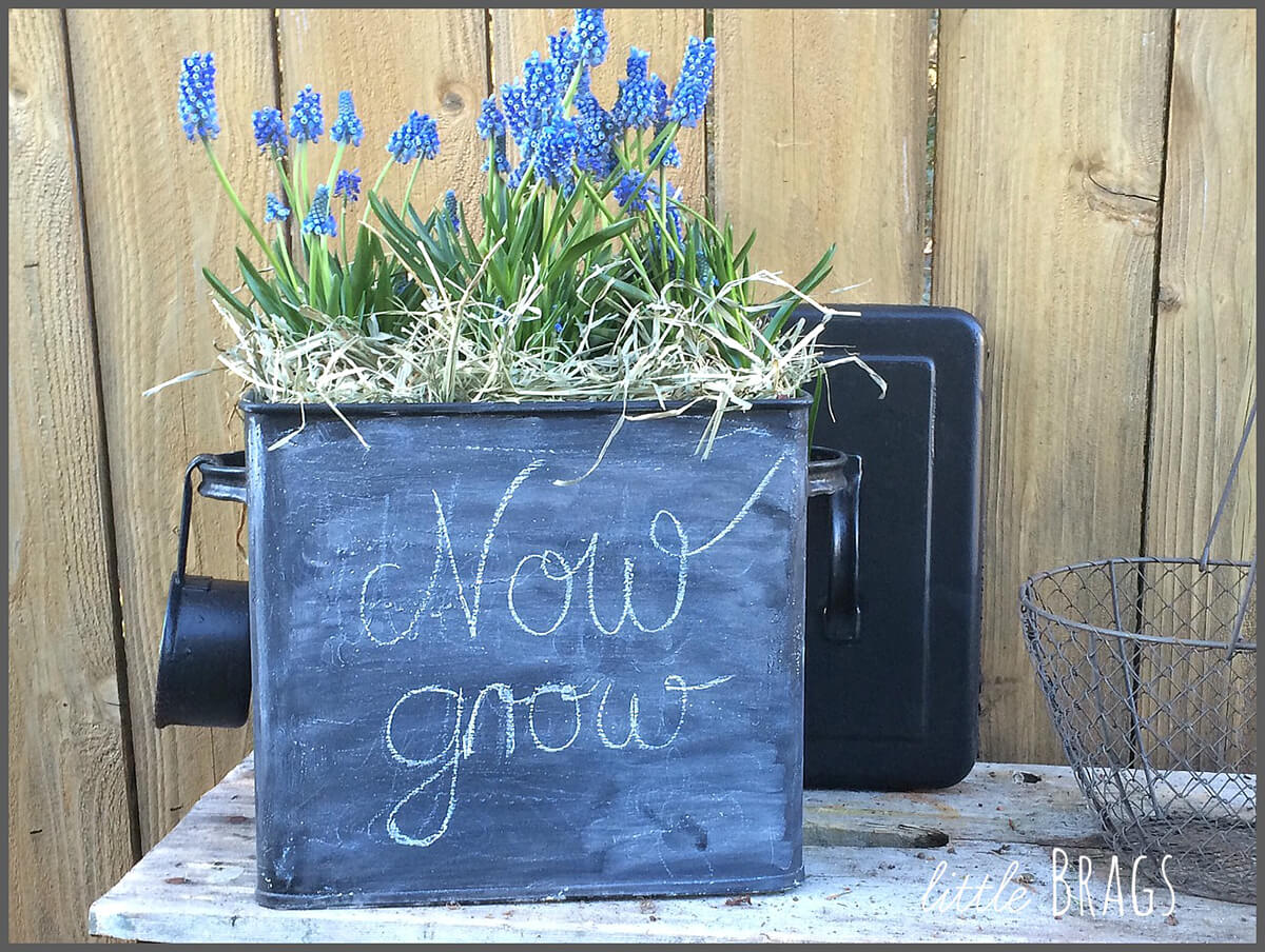 From Flour Tin to Flower Tin