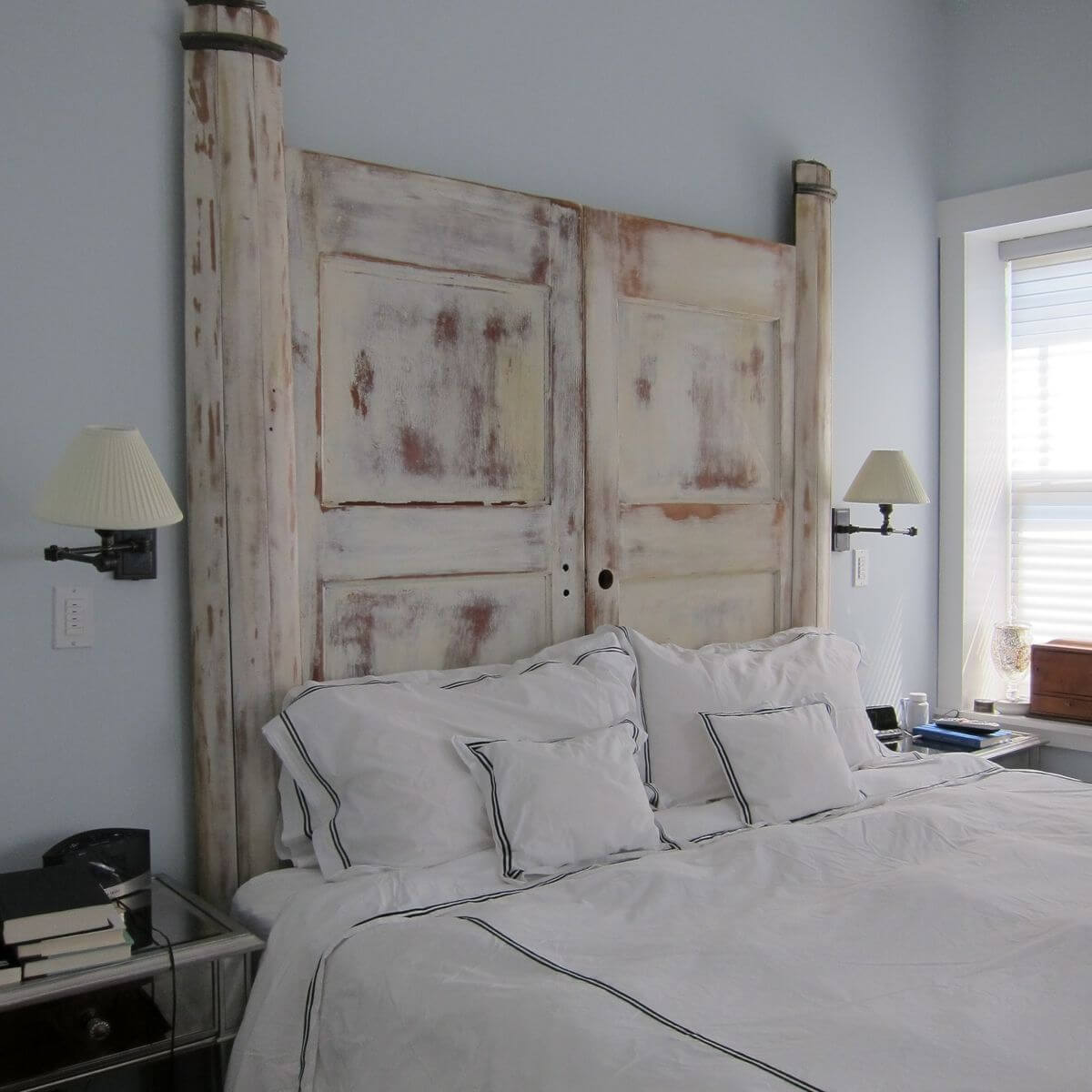 King-Sized Reclaimed Wood Bed Frame