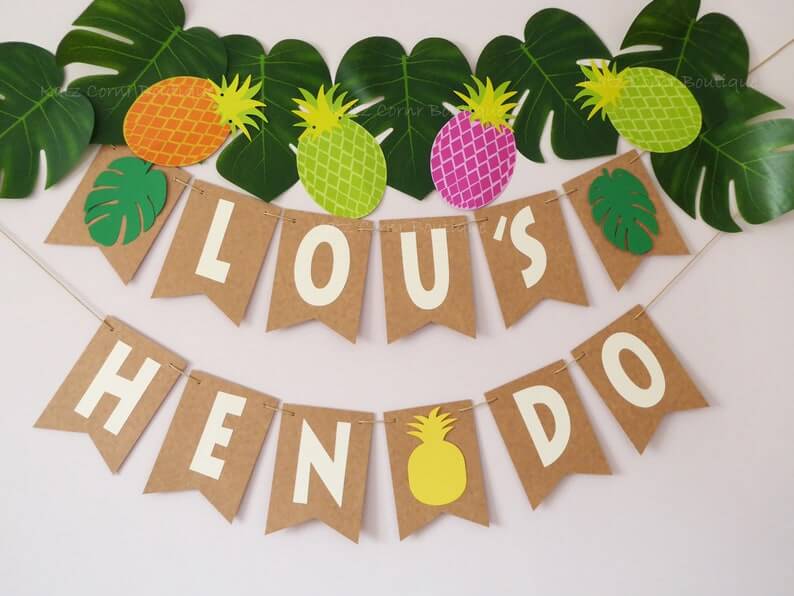 Great Green Palm Leaf Party Garland