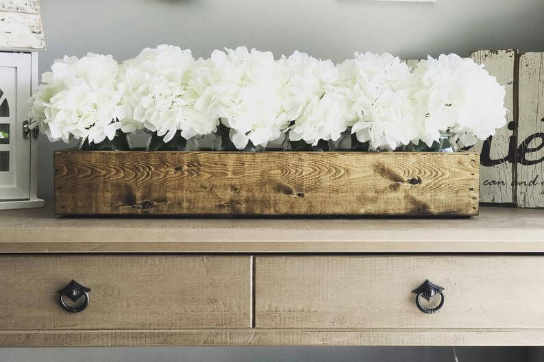 Sweet and Simple Wood Flower Box