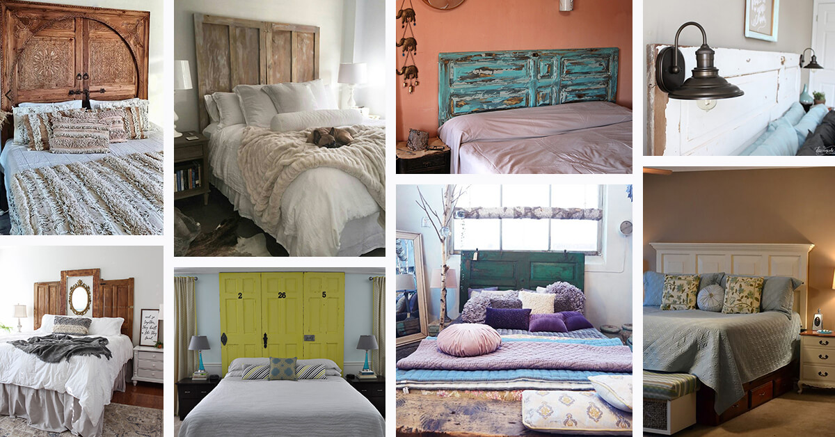 Featured image for “14 Great Ways to Bring the Best DIY Old Door Headboard Ideas into Your Bedroom”