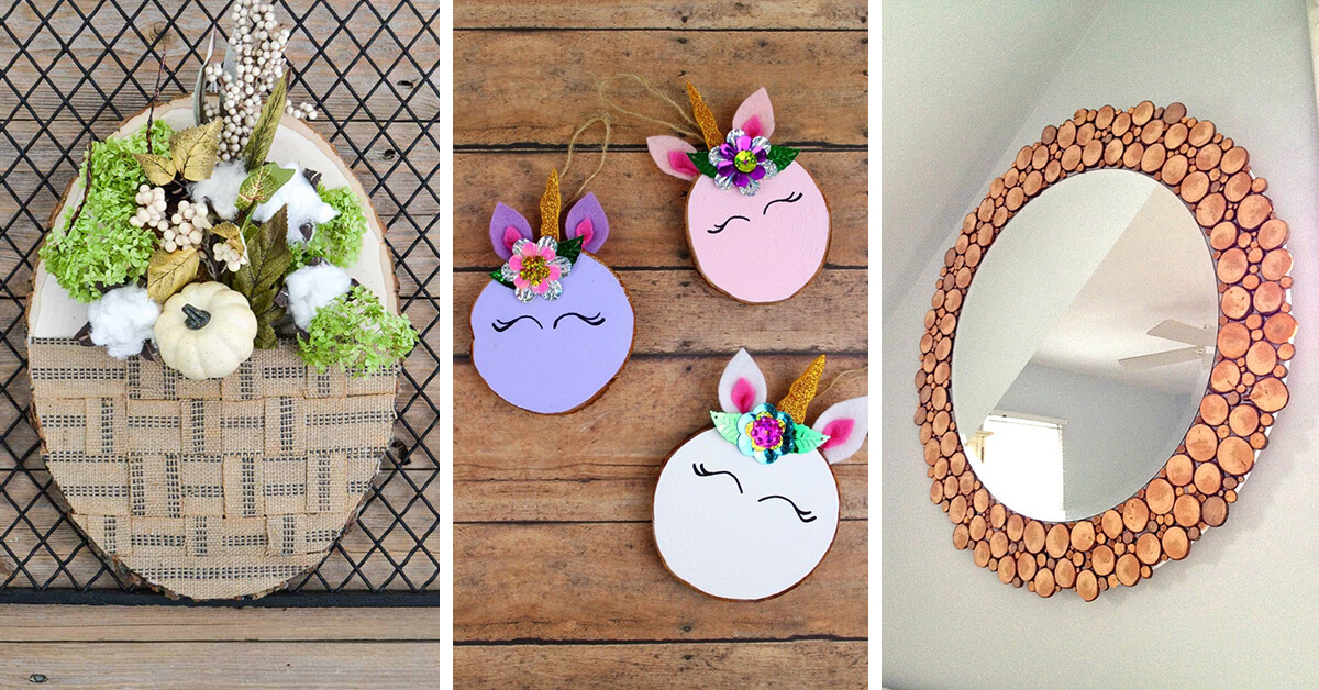 Featured image for “26 Awesome DIY Paintings on Wood Slices to Add Some Personality to Your Décor”