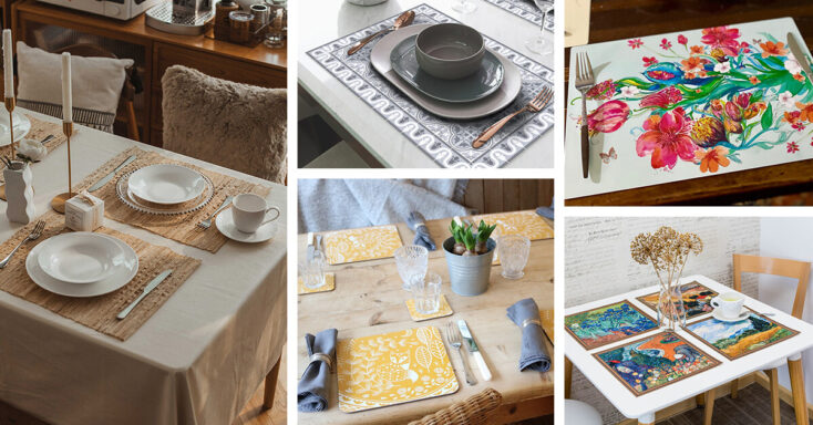 Featured image for 28 Cool Placemat Design Ideas to Spruce Up Your Dining Table