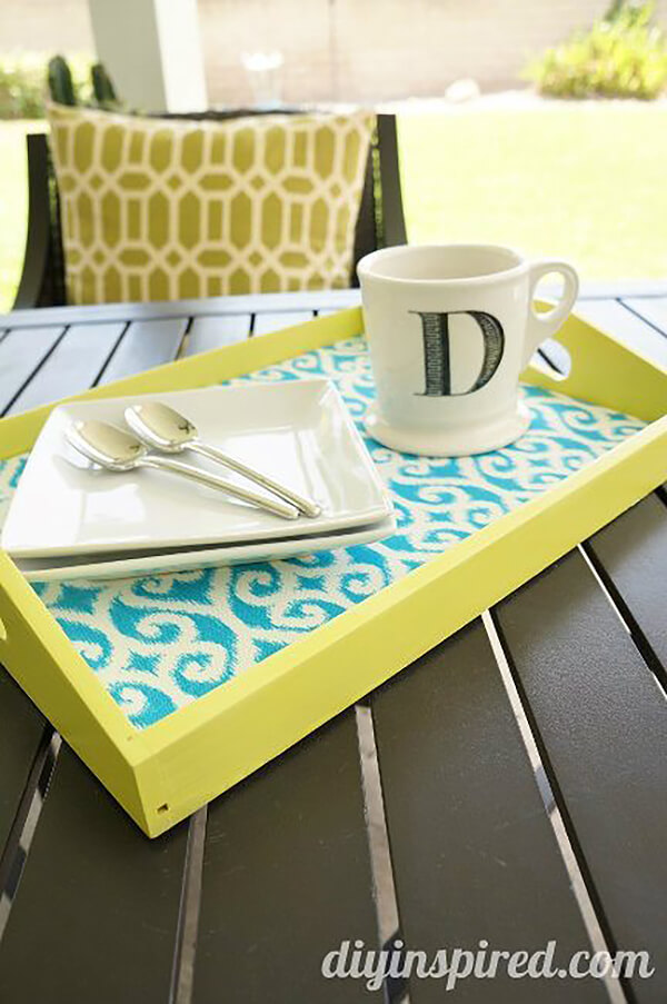Beautifully Appointed Springtime Colorful Tray