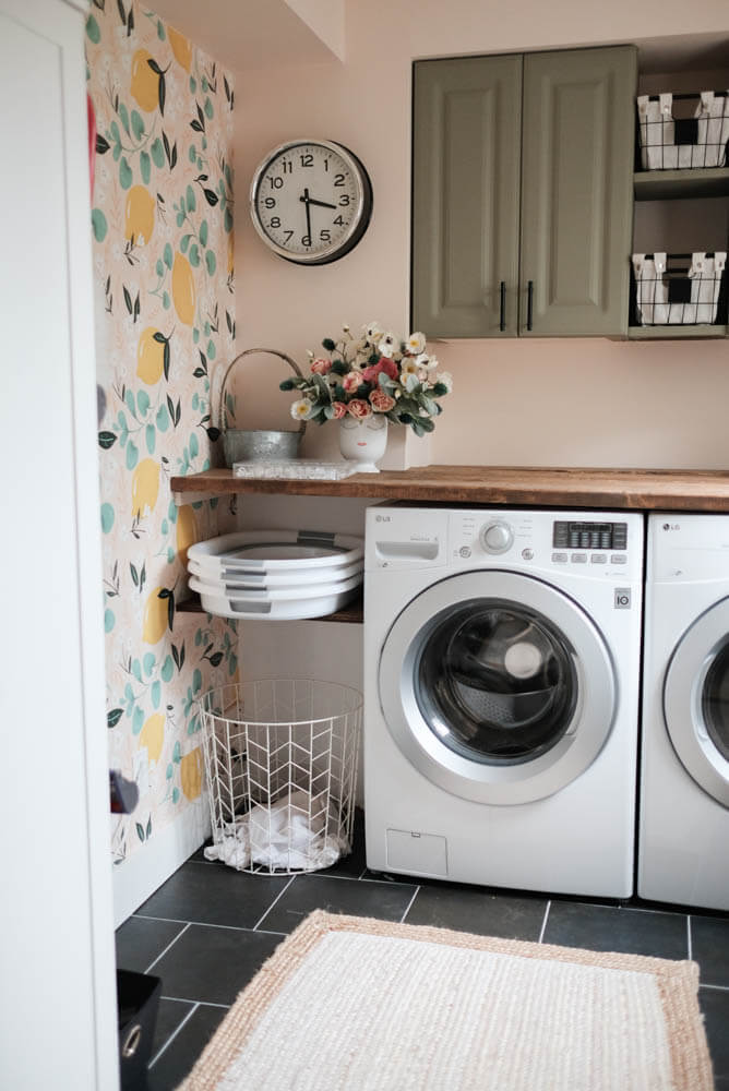 country laundry room decor