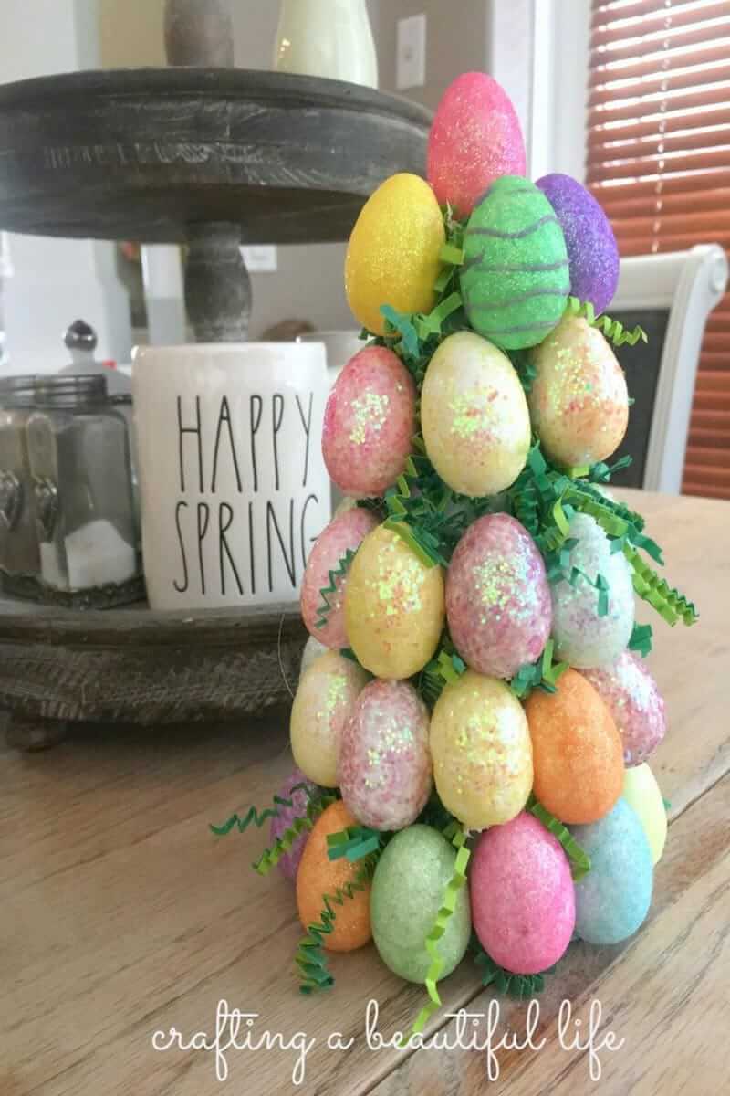 Easter Egg Tree Spring Table Decoration