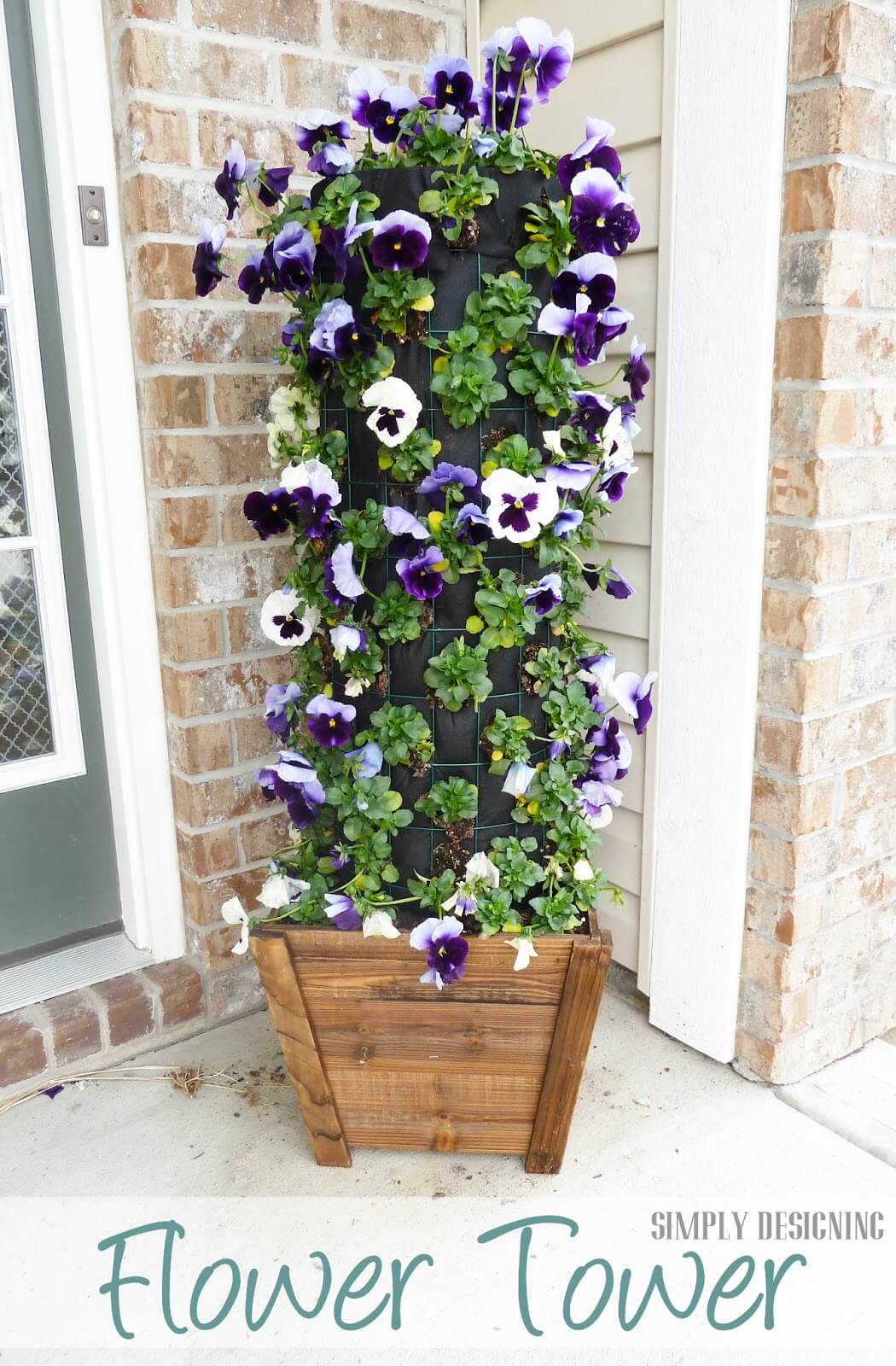 Welcome Your Guests with a Cute Flower Tower