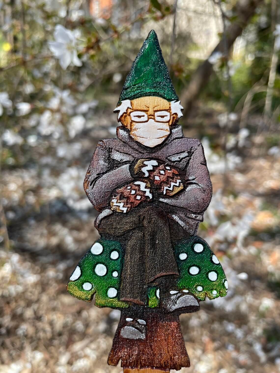 Grumpy Gnome Bernie Garden Stake