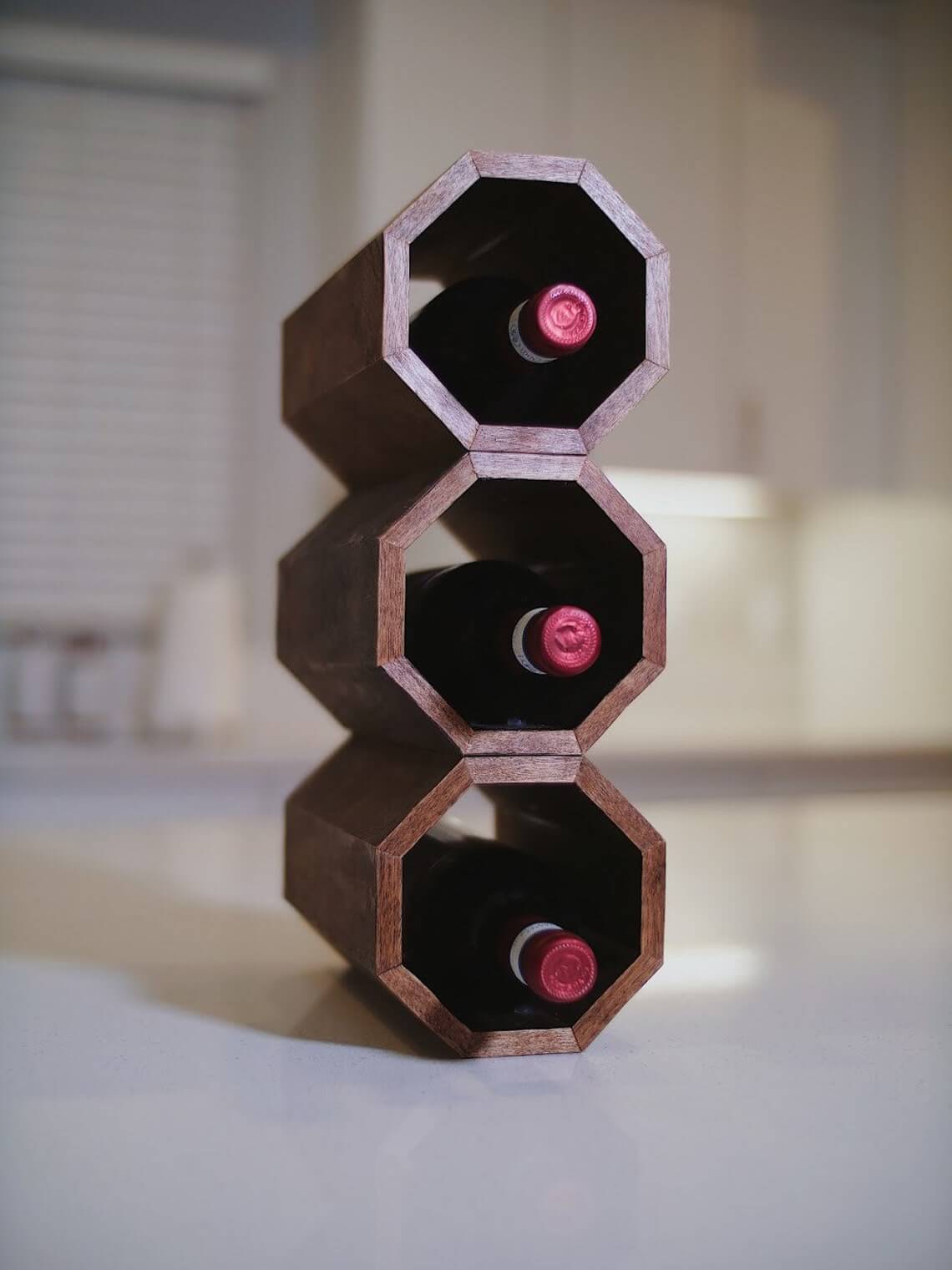Stackable Countertop Wine Bottle Storage
