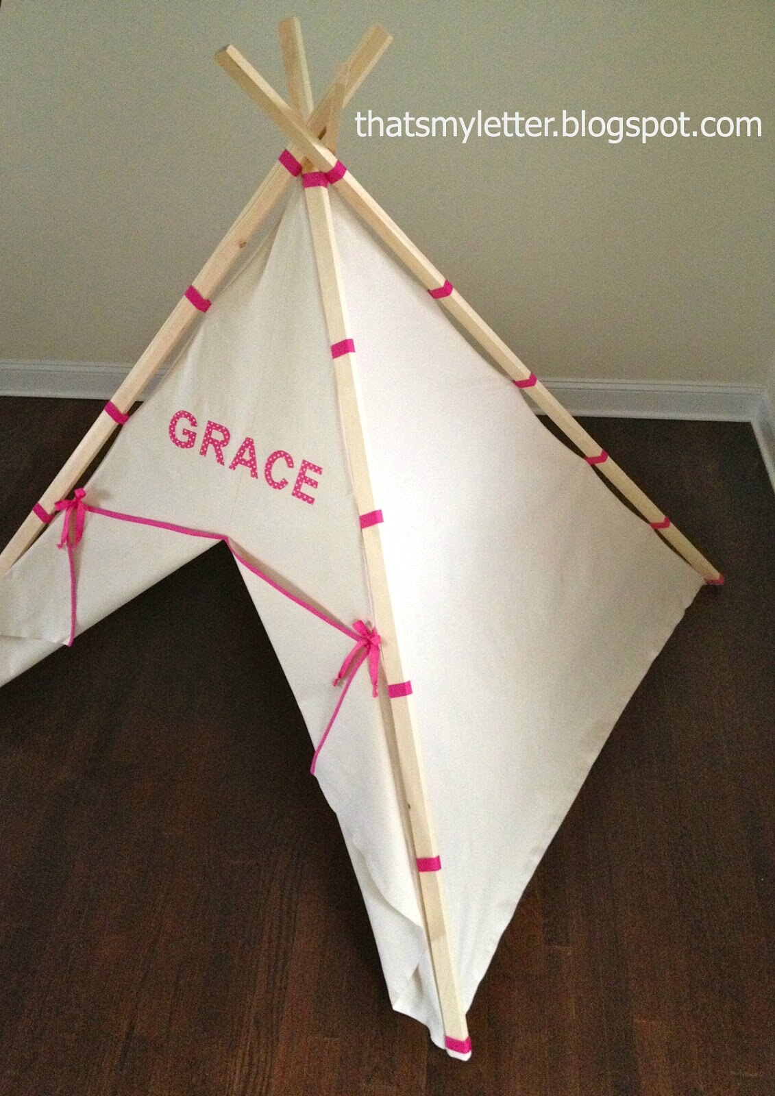 Personalized DIY Teepee Tent Design