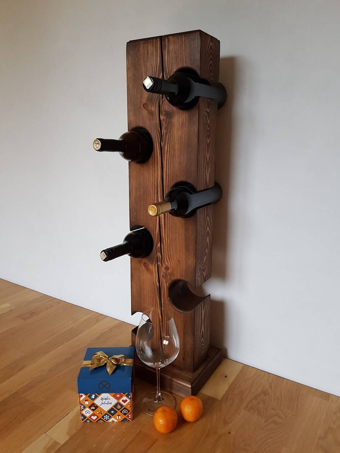 Freestanding Vertical Wine Bottle Storage