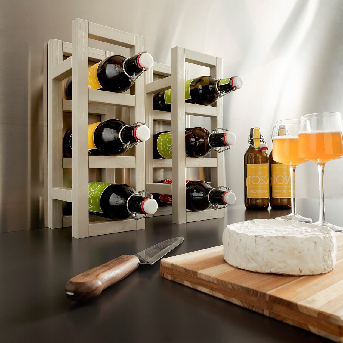 Handmade Modular Wine Rack Storage