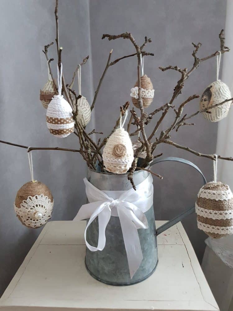 Shabby Chic with Rustic Charm Easter Eggs