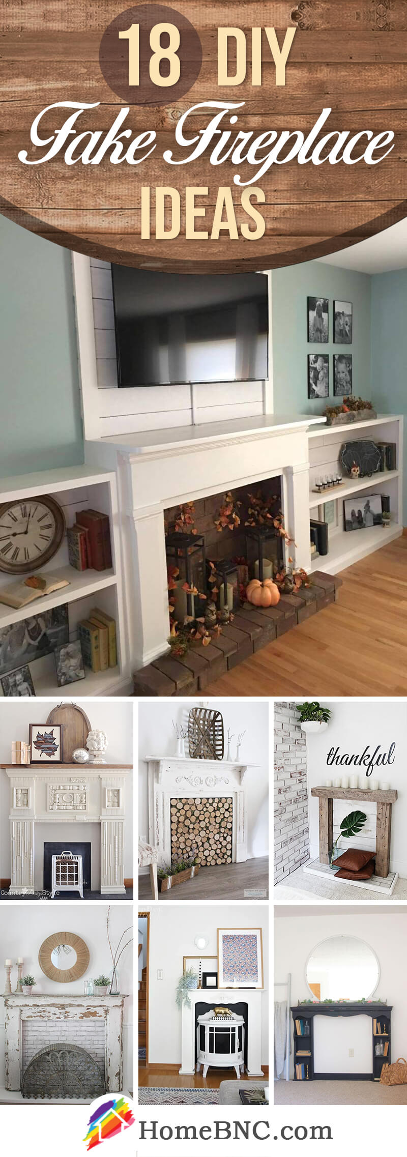 Best DIY Fake Fireplace Ideas