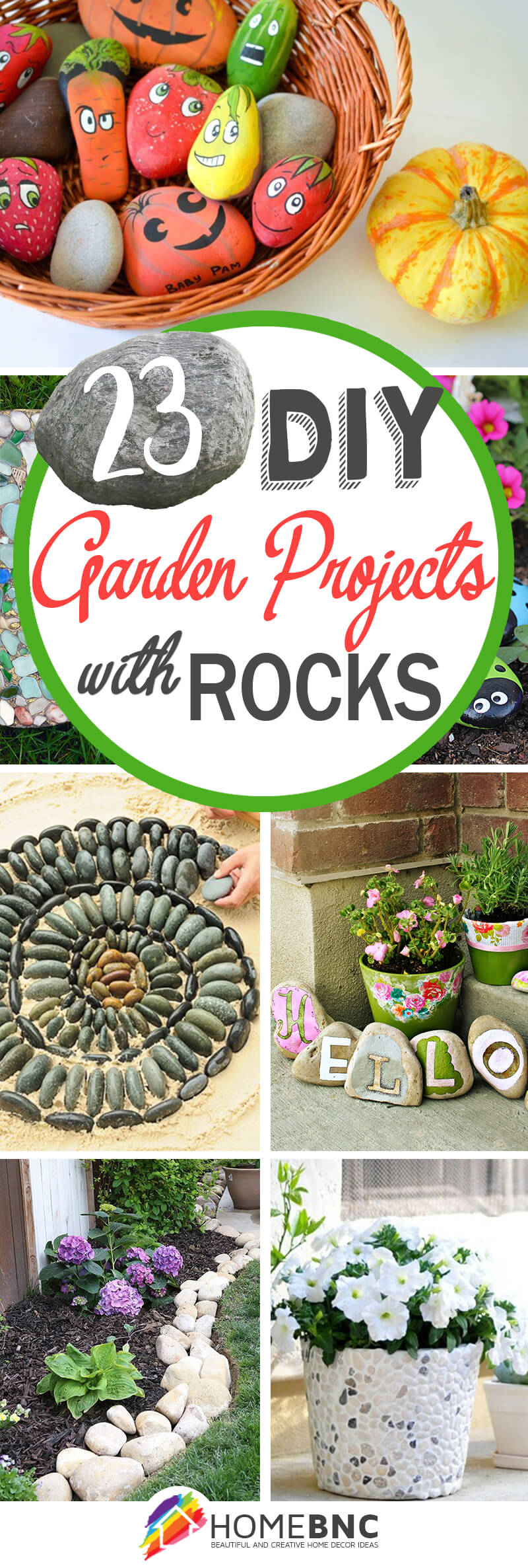 DIY Garden Ideas with Rocks