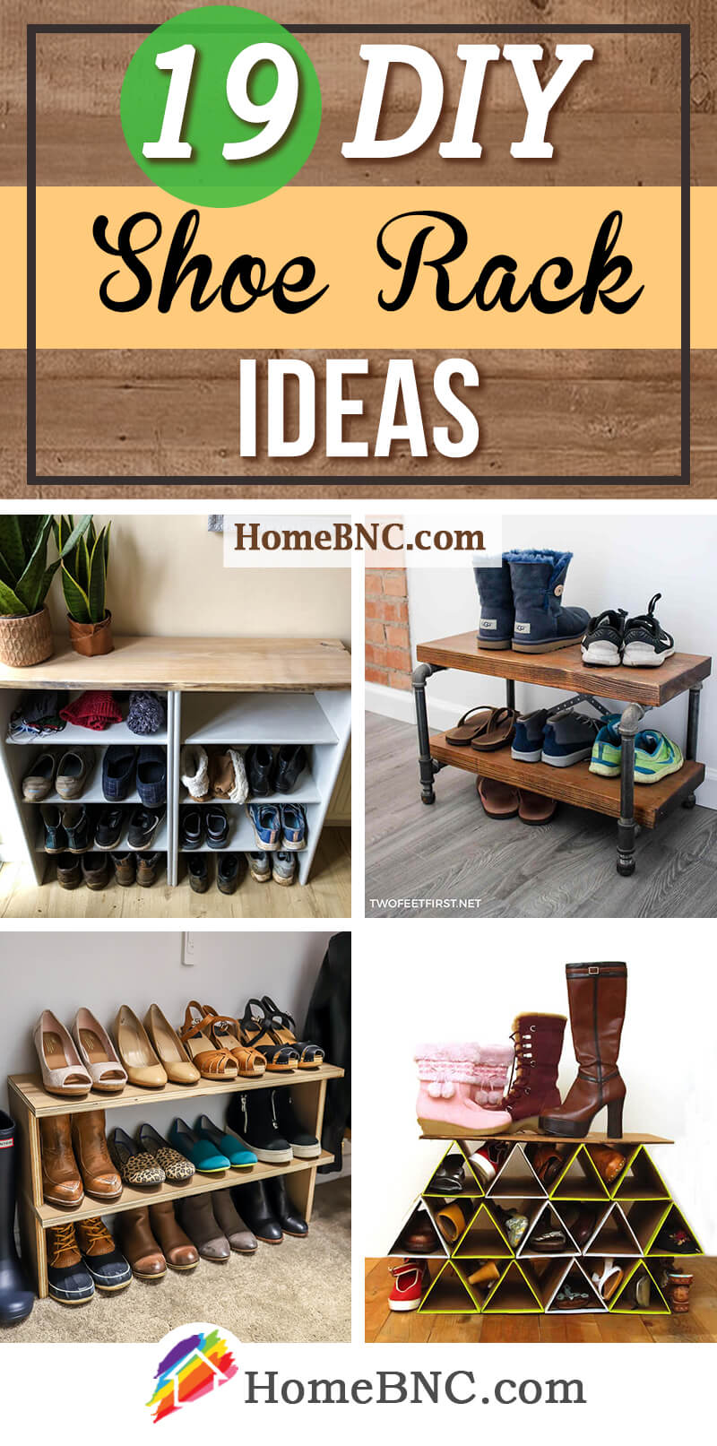 How to build an easy DIY shoe rack