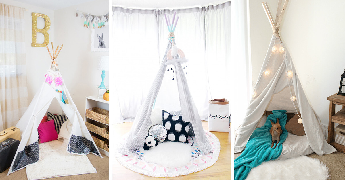 supermarkt banner Hoopvol 13 Best DIY Teepee Tent Ideas to Delight Your Kids in 2022