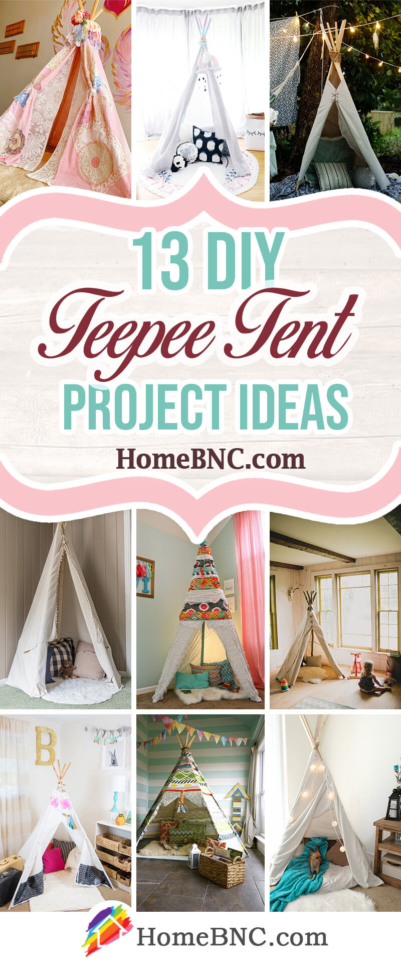 Best DIY Teepee Tent Ideas