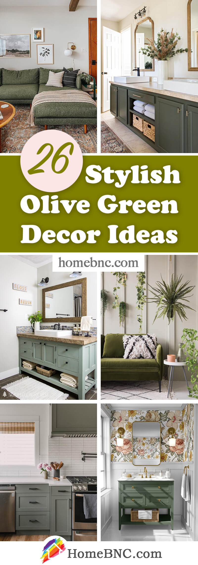 26 Best Olive Green Decor and Design Ideas for 2024