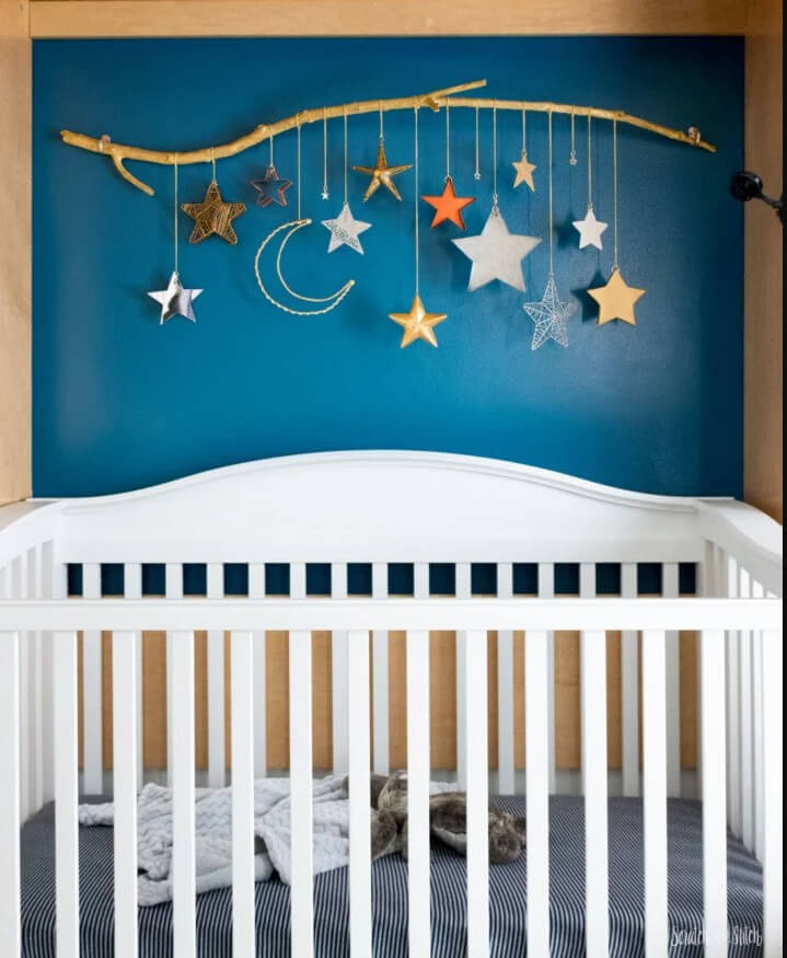 Starry Night Branch Baby Mobile