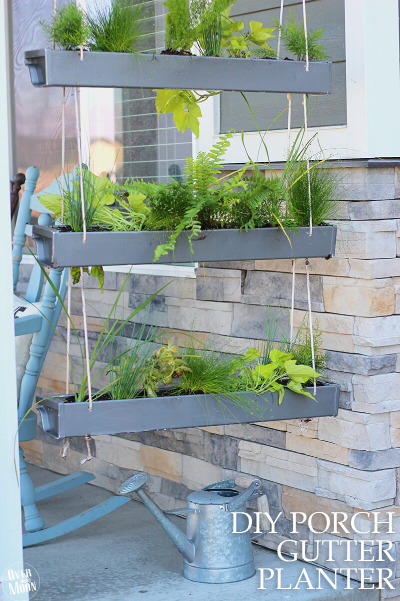 Hanging Gutter Garden Planter