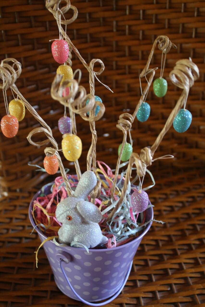 A Creative Children's Easter Tree Pail