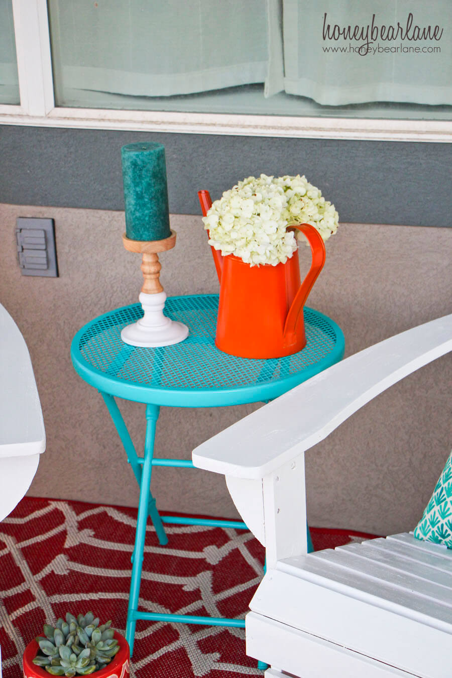 Colorful Seaside Table and Accessories