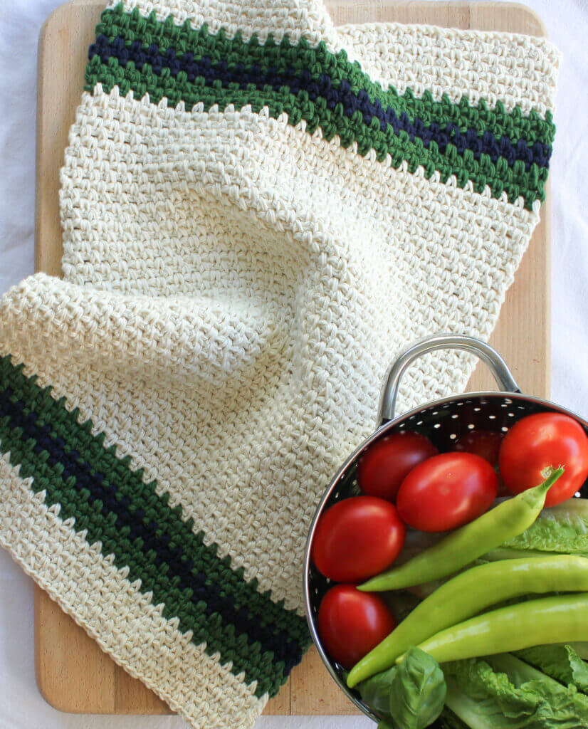 Creative Handmade Crocheted Kitchen Towel