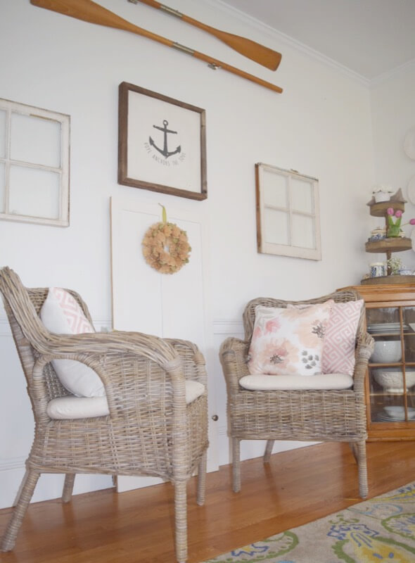 Pale Pink with a Nautical Spin