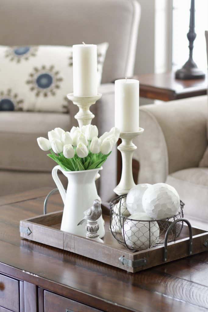 Decorating Your Coffee Table with Tray Displays