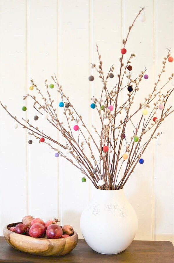 Spruce Up Your Tree with Felt Ball Ornaments