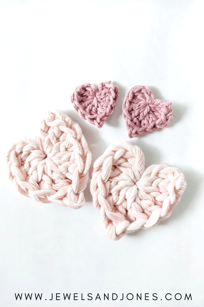Crochet Mini Heart Design Gifts