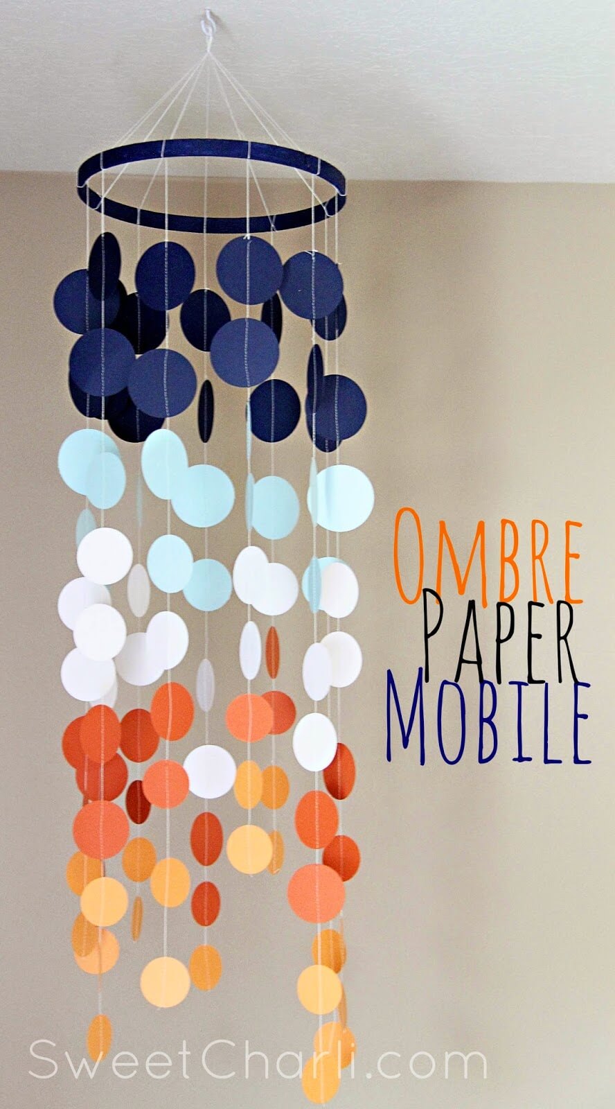 Circle Sensation DIY Paper Ombre Mobile