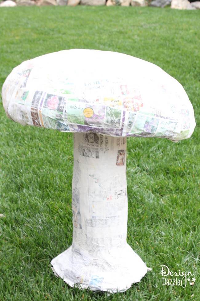 Giant Sparkly Party Mushroom Decor