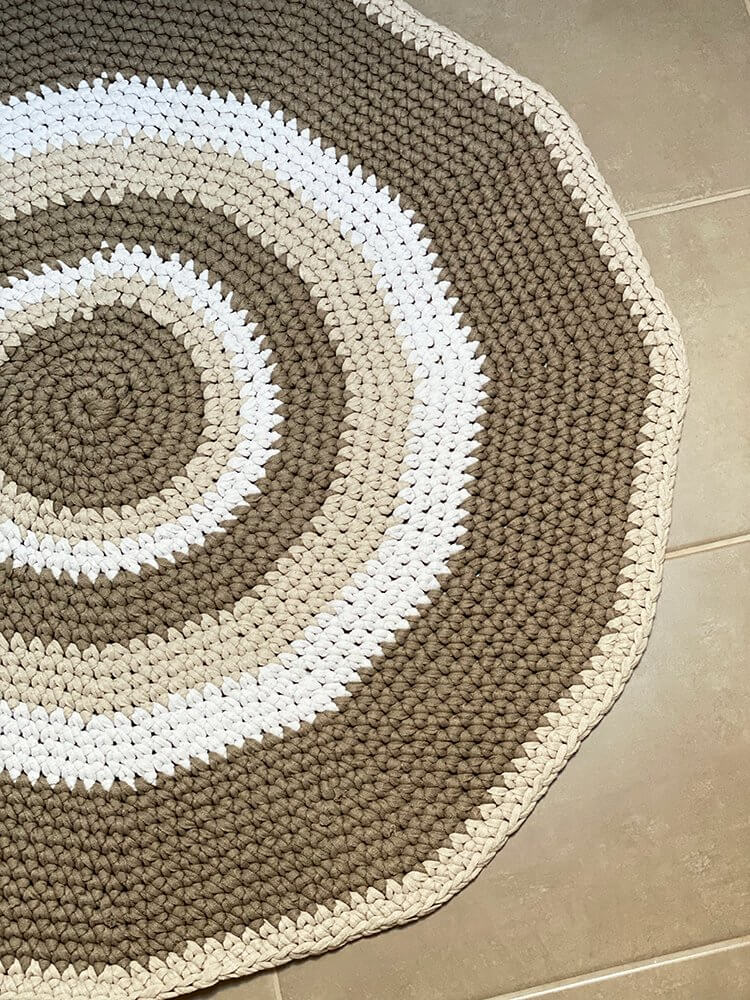 Incredible Crochet Round Rug Pattern
