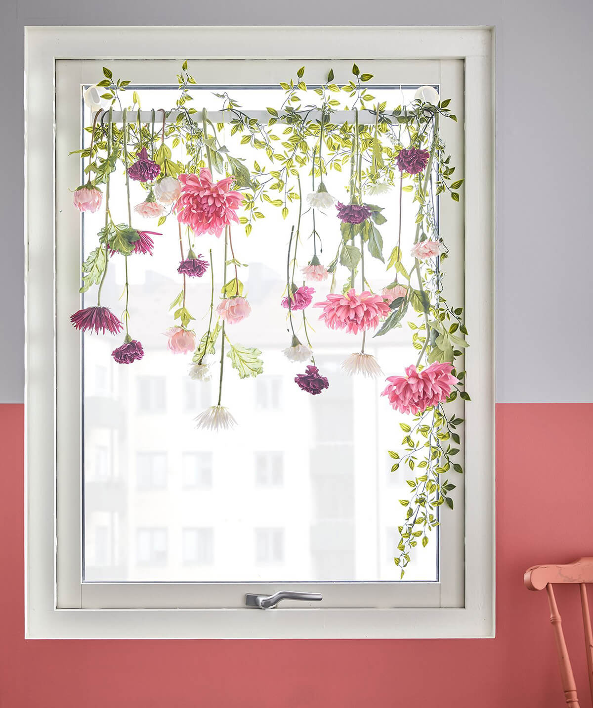 Artificial Flower Towel Rack Trick