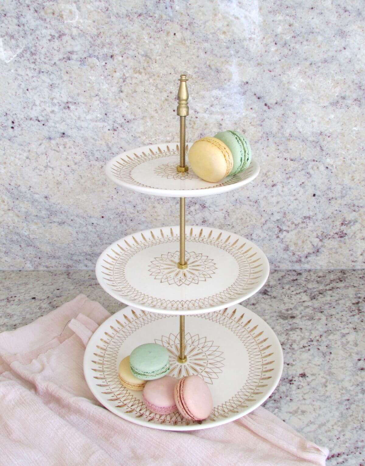 DIY Cake Stand With Parisian Flair From Repurposed Finds - Interior  Frugalista