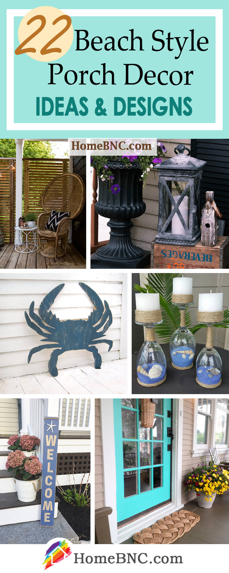 Beach Style Porch Decor Ideas