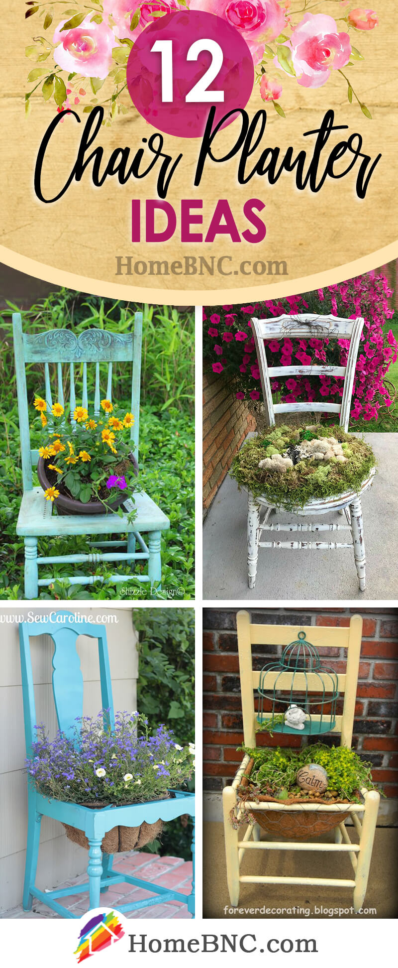 12 Best Chair Planter Ideas And Designs For 2023   Chair Planter Ideas Pinterest Share Homebnc V3 