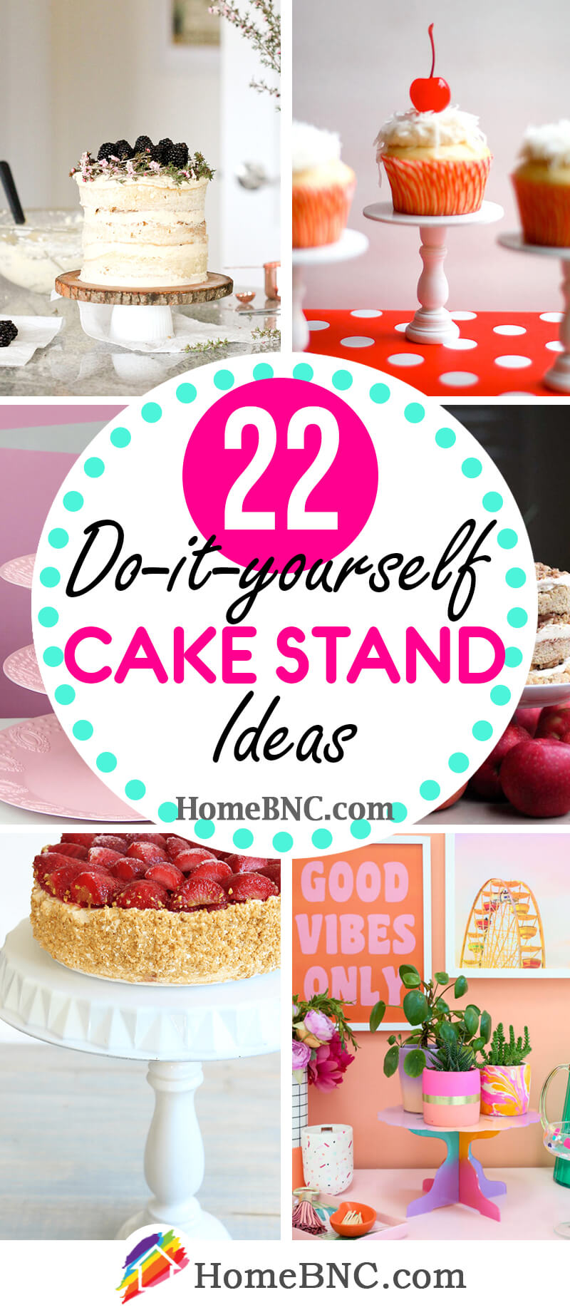 Best DIY Cake Stand Ideas